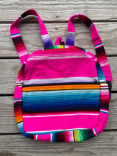 Load image into Gallery viewer, Hot Pink Sarape Backpack
